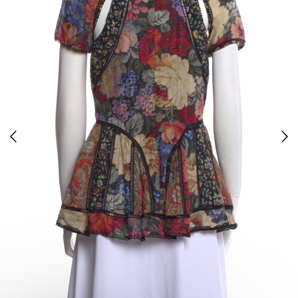 Zimmermann Floral Patchwork Top - Picture 2 of 7